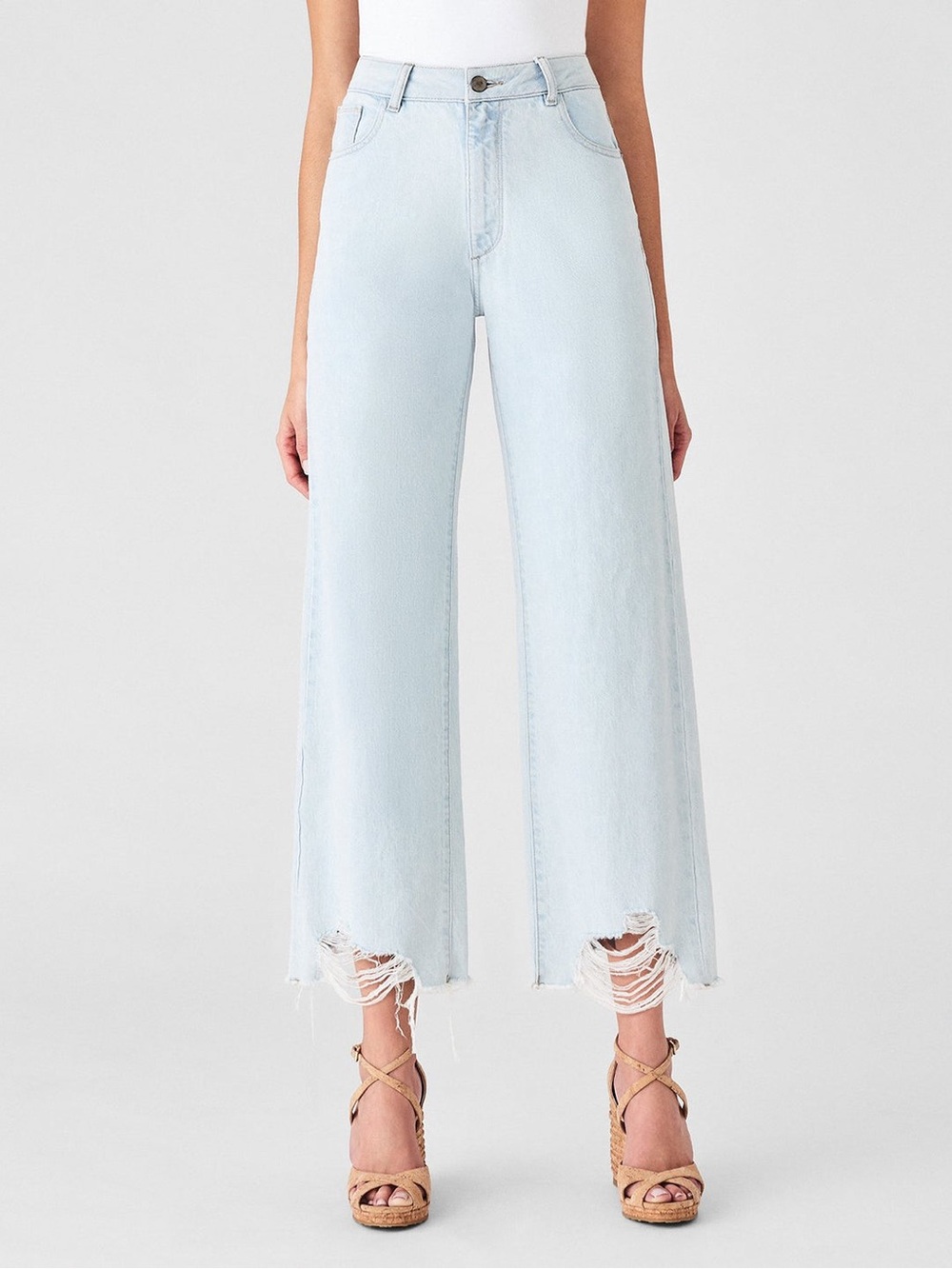 DL1961 Hepburn High Rise Wide Leg Jean Palermo